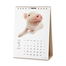 Read the image into the gallery view, THE PIG 2025 Calendar desktop size
