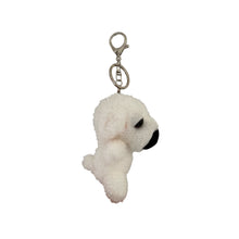 Read the image into the gallery view, THE DOG Plush Keychain Maltese
