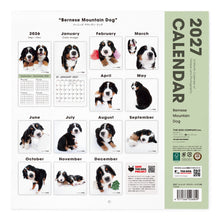 画像をギャラリービューアに読み込む, THE DOG 2027年カレンダー 大判サイズ（バーニーズ・マウンテン・ドッグ）の裏表紙
