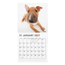 画像をギャラリービューアに読み込む, THE DOG 2027年カレンダー 大判サイズ（ブル・テリア）の1月
