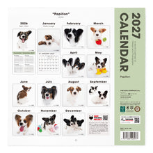 画像をギャラリービューアに読み込む, THE DOG 2027年カレンダー 大判サイズ（パピヨン）の裏表紙
