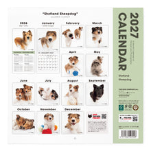 画像をギャラリービューアに読み込む, THE DOG 2027年カレンダー 大判サイズ（シェットランド・シープドッグ）の裏表紙
