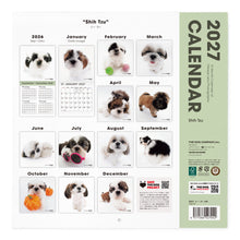 画像をギャラリービューアに読み込む, THE DOG 2027年カレンダー 大判サイズ（シー・ズー）の裏表紙
