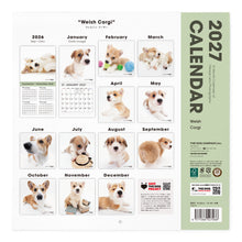 画像をギャラリービューアに読み込む, THE DOG 2027年カレンダー 大判サイズ（ウェルシュ・コーギー）の裏表紙
