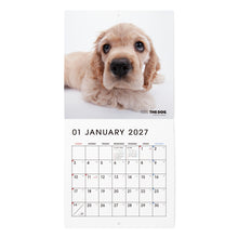 画像をギャラリービューアに読み込む, THE DOG 2027年カレンダー ミニサイズ（アメリカン・コッカー・スパニエル）の1月
