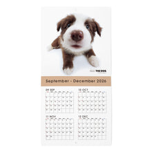 画像をギャラリービューアに読み込む, THE DOG 2027年カレンダー ミニサイズ（ボーダー・コリー）の2026年部分
