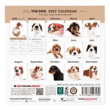 画像をギャラリービューアに読み込む, THE DOG 2027年カレンダー ミニサイズ（キャバリア・キング・チャールズ・スパニエル）の裏表紙

