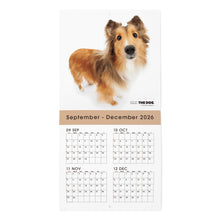 画像をギャラリービューアに読み込む, THE DOG 2027年カレンダー ミニサイズ（シェットランド・シープドッグ）の2026年部分
