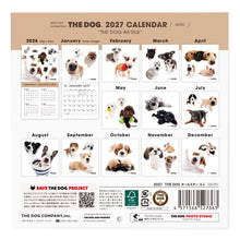 갤러리보기에 이미지를 읽고 THE DOG 2027年カレンダー ミニサイズ（オールスター）の裏表紙
