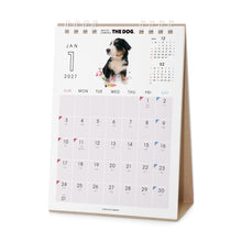갤러리보기에 이미지를 읽고 THE DOG 2027年カレンダー 卓上サイズ（バーニーズ・マウンテン・ドッグ）の1月（裏）

