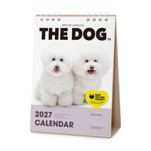 画像をギャラリービューアに読み込む, THE DOG 2027年カレンダー 卓上サイズ（ビション・フリーゼ）の表紙

