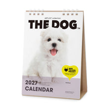 갤러리보기에 이미지를 읽고 THE DOG 2027年カレンダー 卓上サイズ（マルチーズ）の表紙

