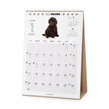 画像をギャラリービューアに読み込む, THE DOG 2027年カレンダー 卓上サイズ（プードル）の1月（裏）
