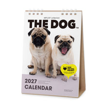 画像をギャラリービューアに読み込む, THE DOG 2027年カレンダー 卓上サイズ（パグ）の表紙
