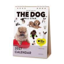 갤러리보기에 이미지를 읽고 THE DOG 2027年カレンダー 卓上サイズ（オールスター）の表紙
