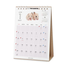 画像をギャラリービューアに読み込む, THE HAMSTER 2027年カレンダー 卓上サイズの1月（裏）
