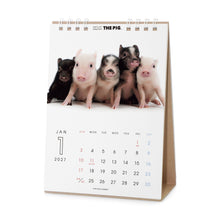 画像をギャラリービューアに読み込む, THE PIG 2027年カレンダー 卓上サイズの1月
