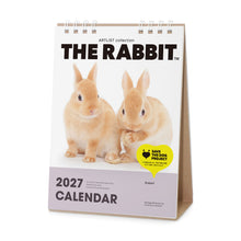 画像をギャラリービューアに読み込む, THE RABBIT 2027年カレンダー 卓上サイズの表紙
