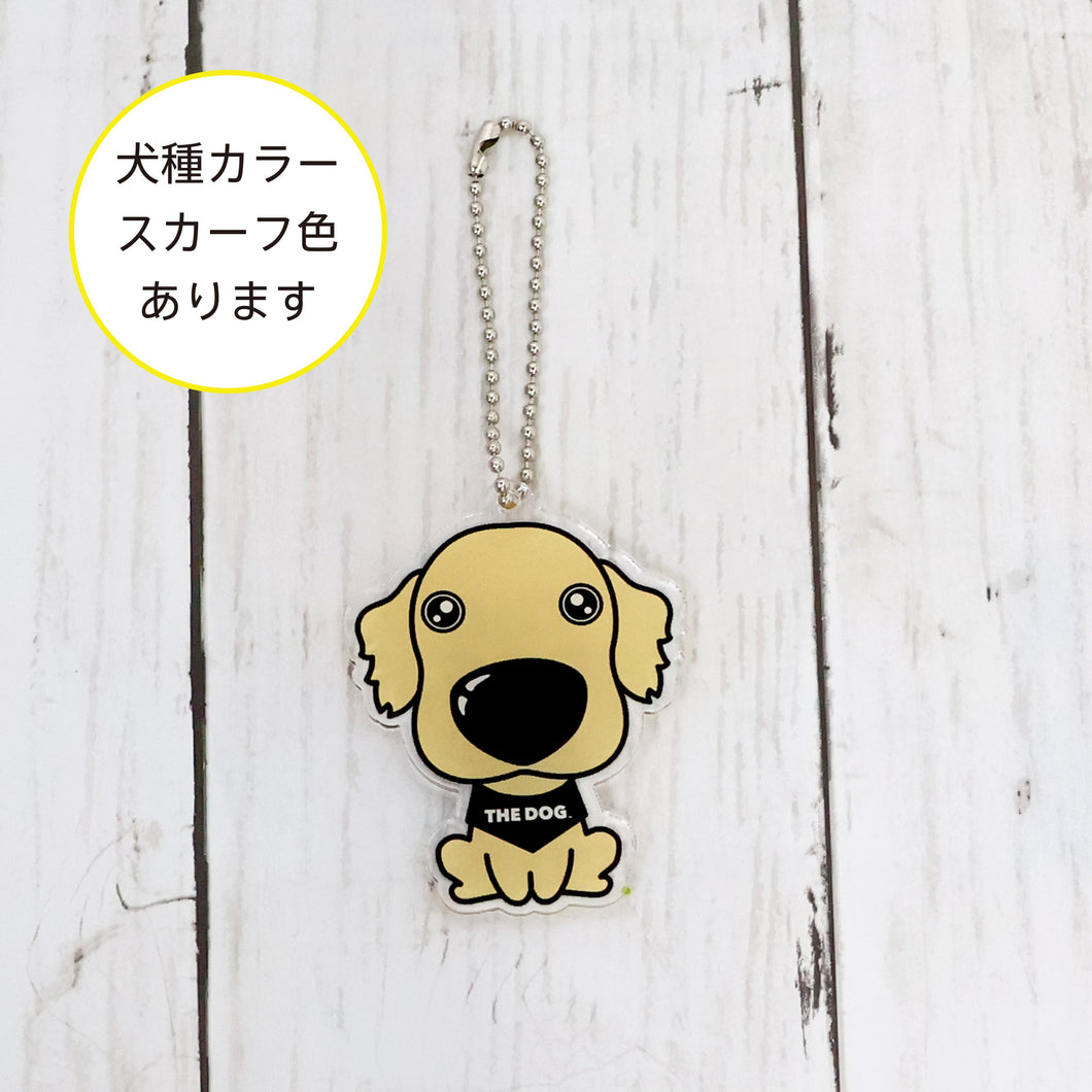 THE DOG × THREEB Keychain Golden Retriever