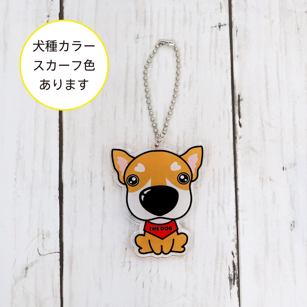 THE DOG × THREEB key chain Shibadog