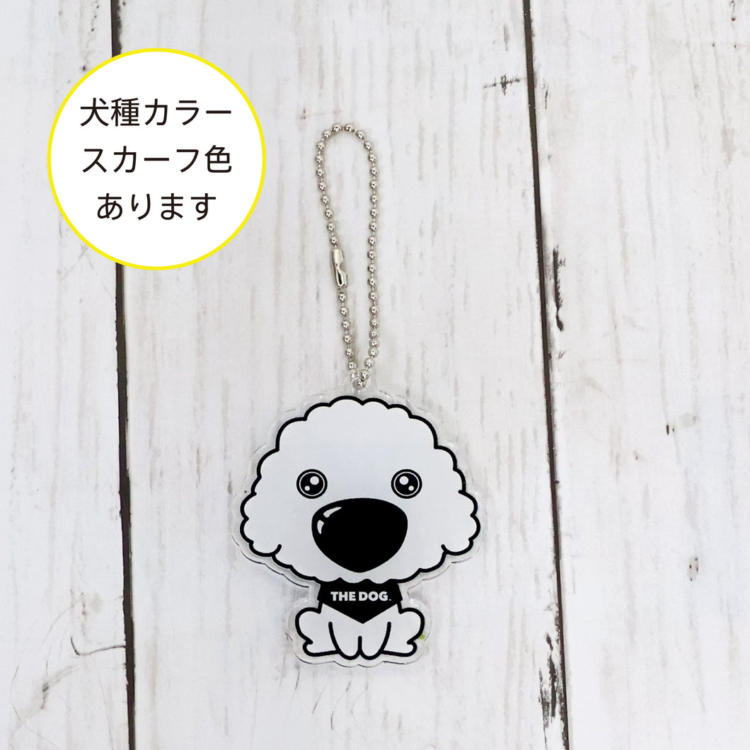 THE DOG × THREEB key chain Bichon Frise