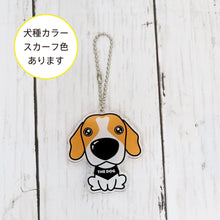 Read the image into the gallery view, THE DOG × THREEB Keychain Beagle
