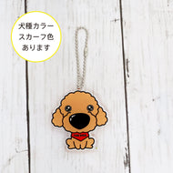 THE DOG × ThreeB キーホルダー プードル