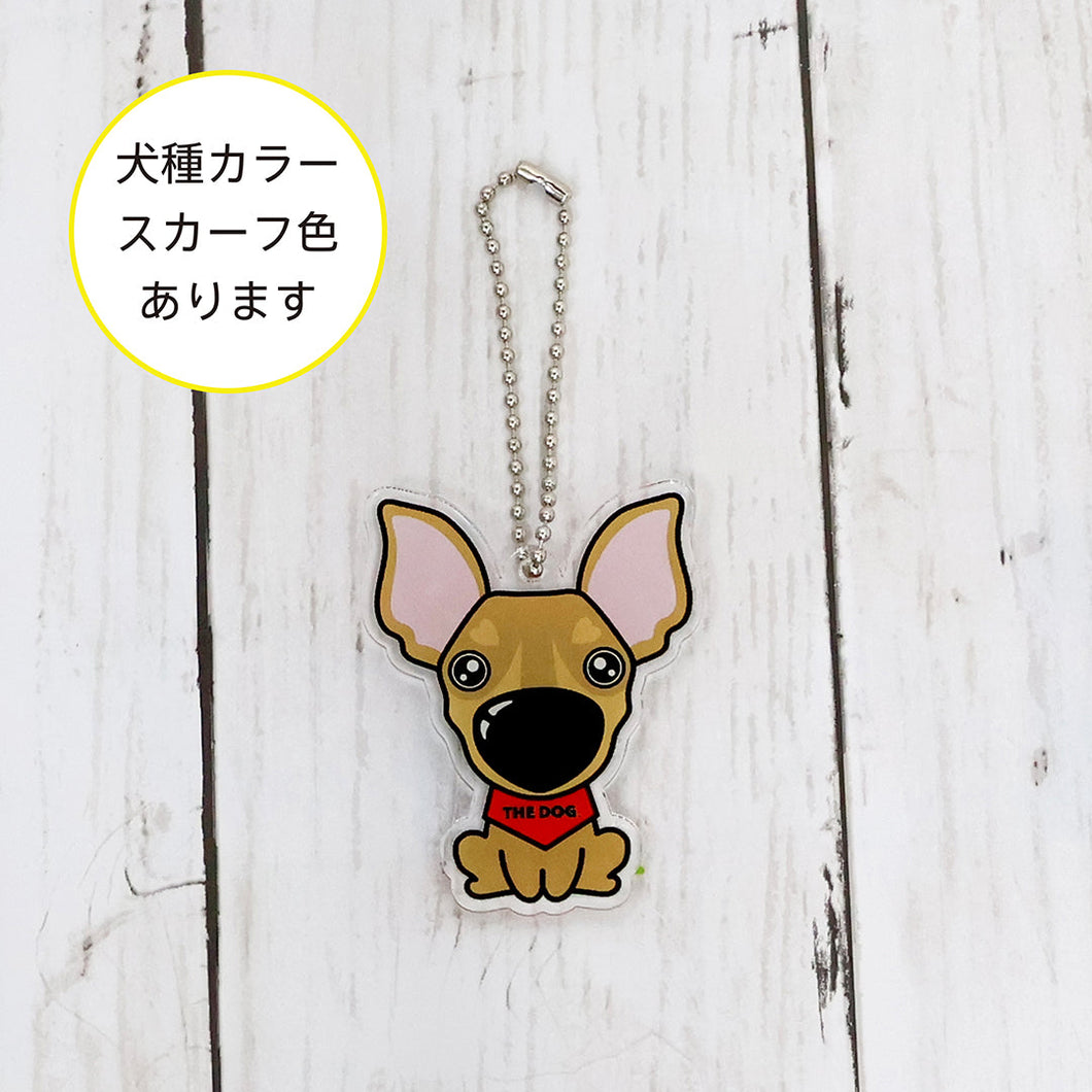 THE DOG × THREEB Keychain Miniature Pinscher