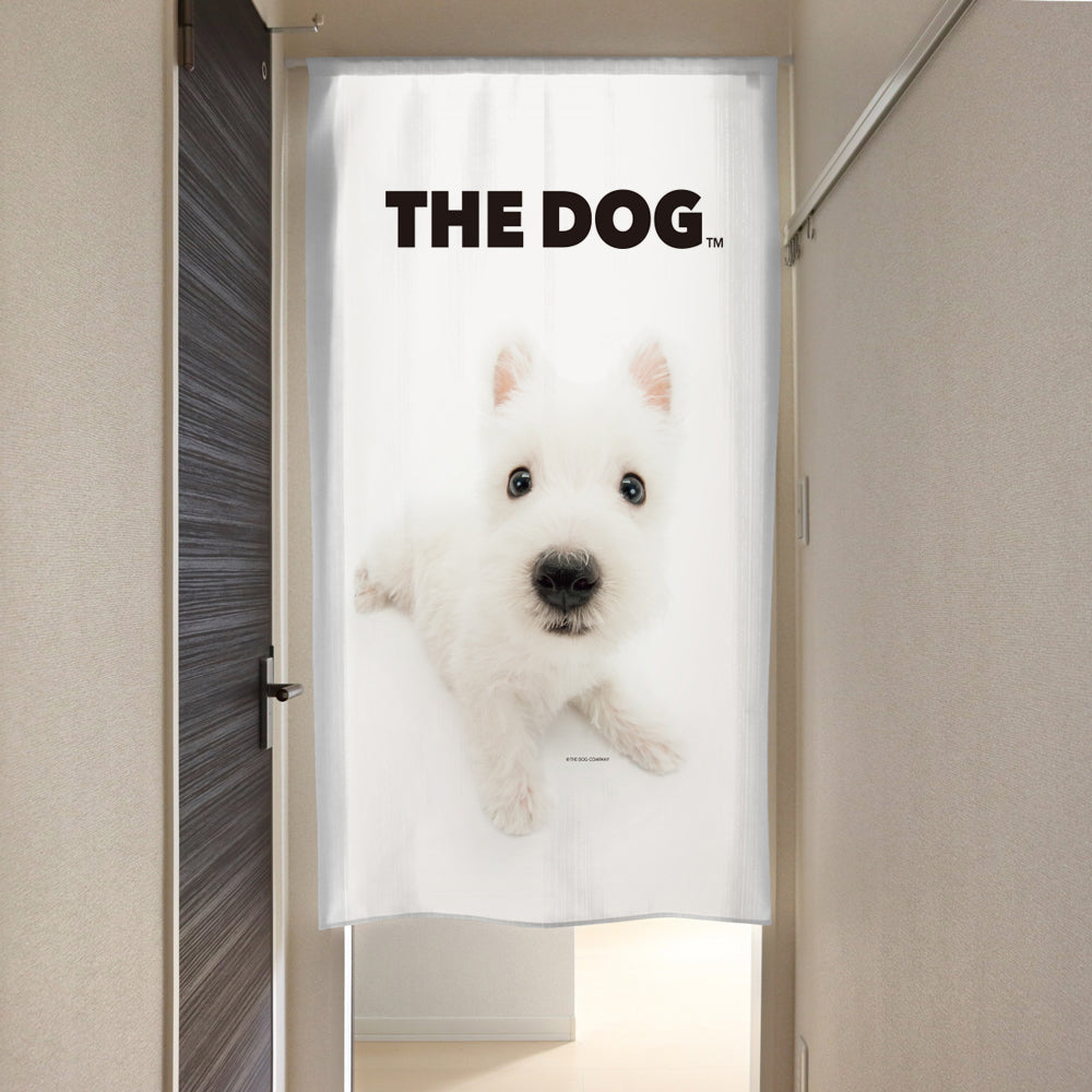 メリーポピンズ様❤ウエストハイランドホワイトテリア 印鑑スタンド ペン立て♡ のれん THE DOG ウエスト・ハイランド・ホワイト・テリア（150cm丈