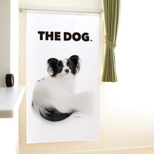 画像をギャラリービューアに読み込む, のれん THE DOG パピヨン（150cm丈）
