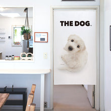 画像をギャラリービューアに読み込む, のれん THE DOG ビション・フリーゼ（150cm丈）
