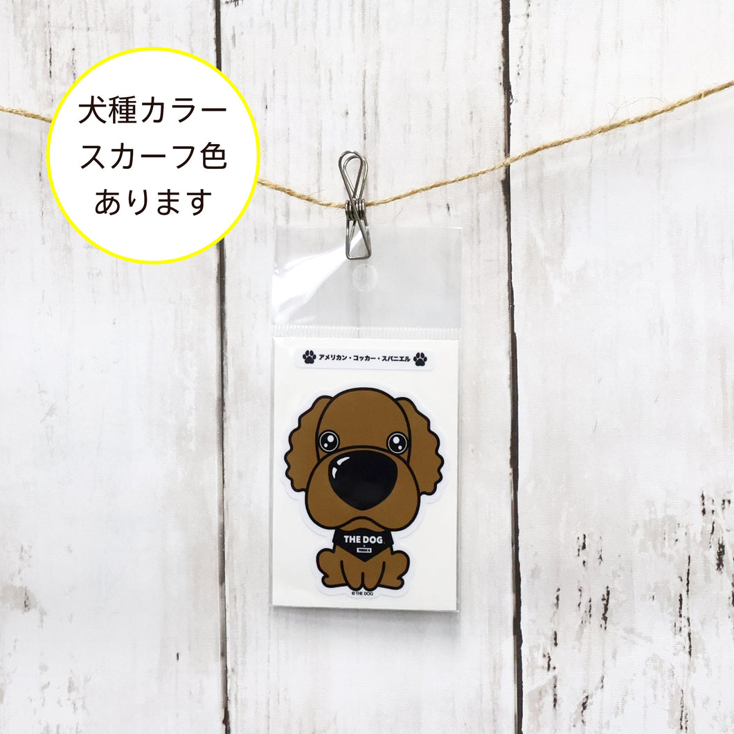 THE DOG × THREEB Sticker American Cocker Spaniel