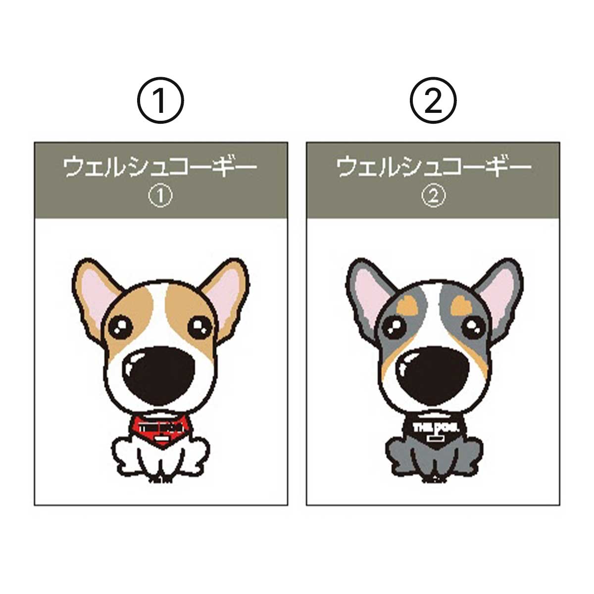 THE DOG × ThreeB ステッカー ウェルシュ・コーギー – THE DOG STORE