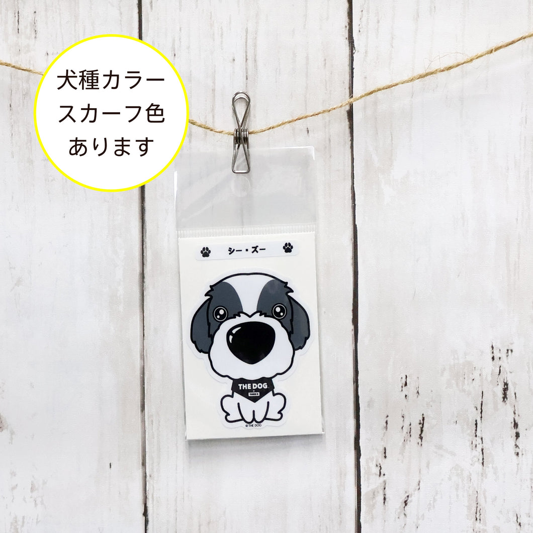 THE DOG × ThreeB ステッカー シー・ズー