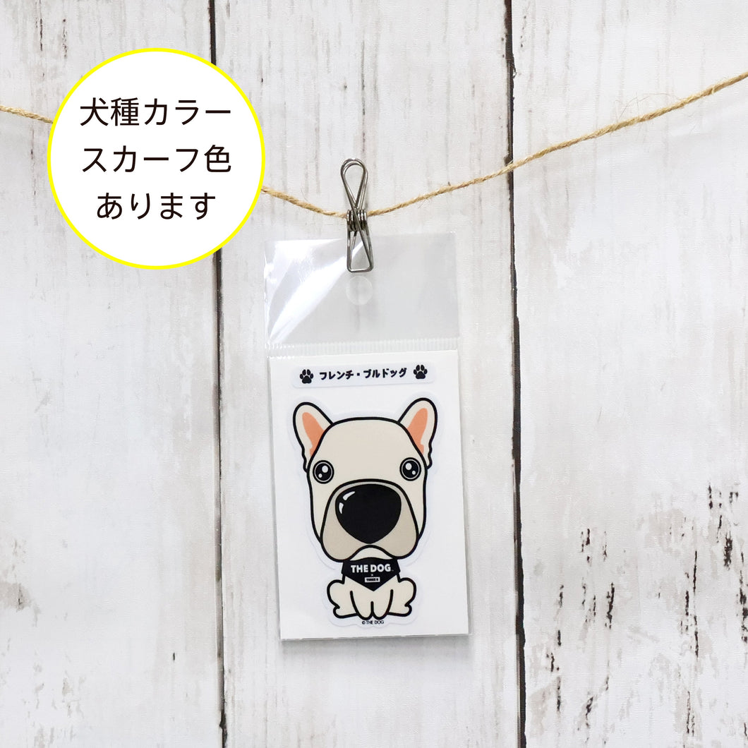 THE DOG × THREEB sticker French Burg Dog