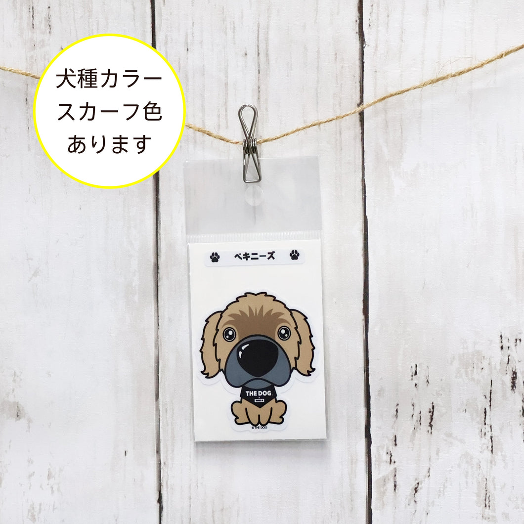 THE DOG × THREEB sticker Pekingese