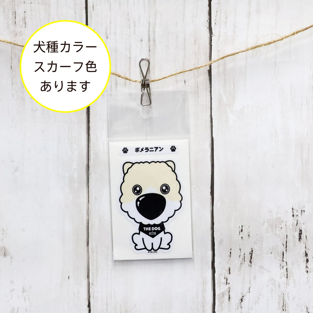 THE DOG × THREEB sticker Pomeranian