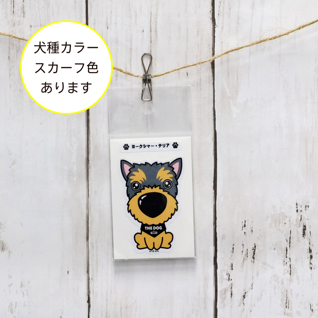 THE DOG × THREEB sticker Yorkshire Terrier