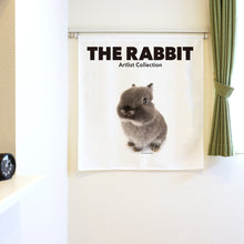 画像をギャラリービューアに読み込む, のれん THE RABBIT うさぎ1（90cm丈）
