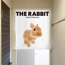 画像をギャラリービューアに読み込む, のれん THE RABBIT うさぎ4（90cm丈）
