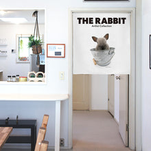 画像をギャラリービューアに読み込む, のれん THE RABBIT うさぎ6（90cm丈）
