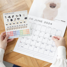 Load image into Gallery viewer, THE DOG 2024 Calendar Large format size (Papillon)
