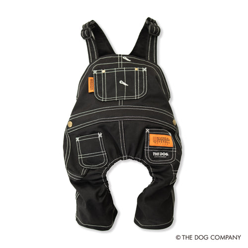 THE DOG × UNIVERSAL OVERALL French Bull Dog Overall (Black)