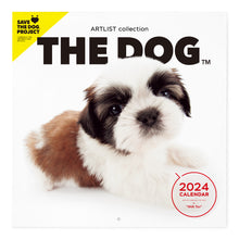 画像をギャラリービューアに読み込む, THE DOG 2024年カレンダー 大判サイズ（シー・ズー）
