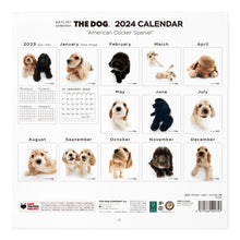 画像をギャラリービューアに読み込む, THE DOG 2024年カレンダー 大判サイズ（アメリカン・コッカー・スパニエル）
