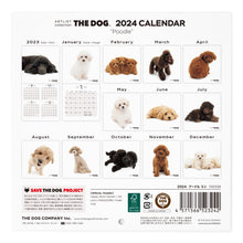 画像をギャラリービューアに読み込む, THE DOG 2024年カレンダー ミニサイズ（プードル）
