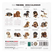 画像をギャラリービューアに読み込む, THE DOG 2024年カレンダー ミニサイズ（ダックスフンド）
