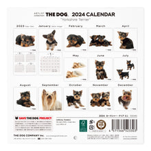 画像をギャラリービューアに読み込む, THE DOG 2024年カレンダー ミニサイズ（ヨークシャー・テリア）
