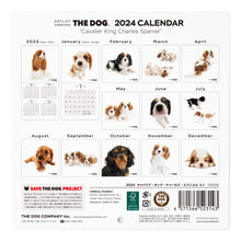 Load image into Gallery viewer, THE DOG 2024 Calendar Mini Size (Cavalia King Charles Spaniel)
