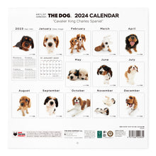 画像をギャラリービューアに読み込む, THE DOG 2024年カレンダー 大判サイズ（キャバリア・キング・チャールズ・スパニエル）
